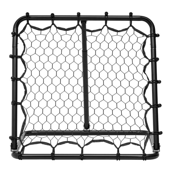 Fotbollsrebounder-nät 34x34, Kick-back, Bärbar träning, Effektiv träning, Perfekt present för fotbollsspelare, Lätt att transportera