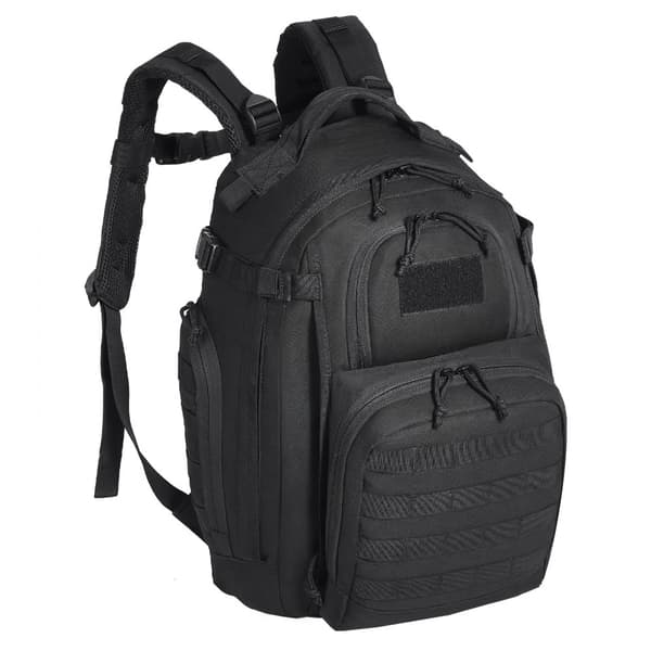 Taktinen Reppu 25L, Sotilaallinen Molle-reppu, Säädettävä Sponge Pad, Musta
