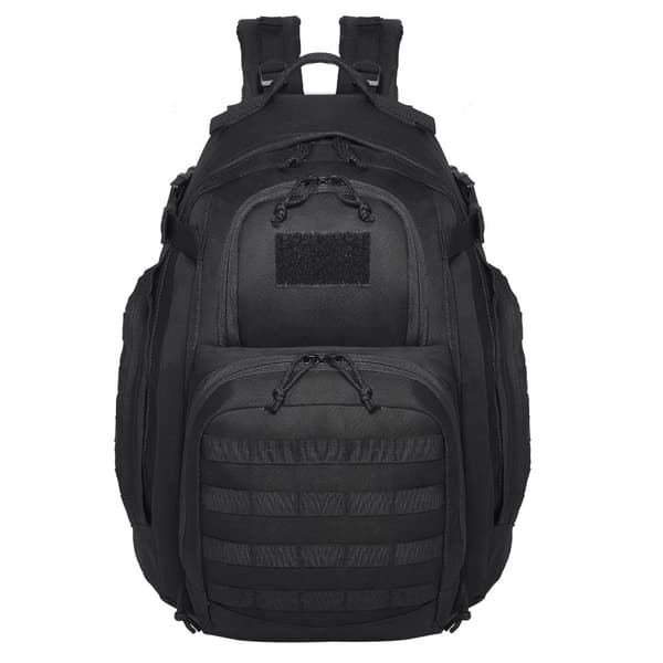 Taktisk Ryggsäck 40L, Militär Ryggsäck med Molle System, Hållbar och Praktisk för Utomhusaktiviteter, Svart Skumkudde