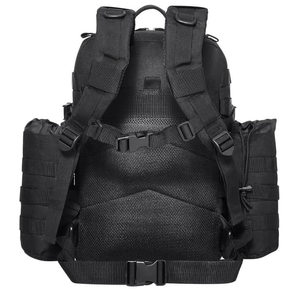 Taktisk Rygsæk 25L, Militær Rygsæk med Molle-system, 3 rum, slidstærk, ideel til udendørs eventyr og rejser.