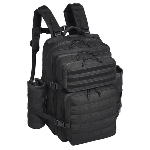 Taktinen Reppu 45L, Sotilaallinen Molle, 3 Lokerolla, Kestävä, Vesitiivis, Monikäyttöinen, Retkeily, Ulkoilu, Seikkailu