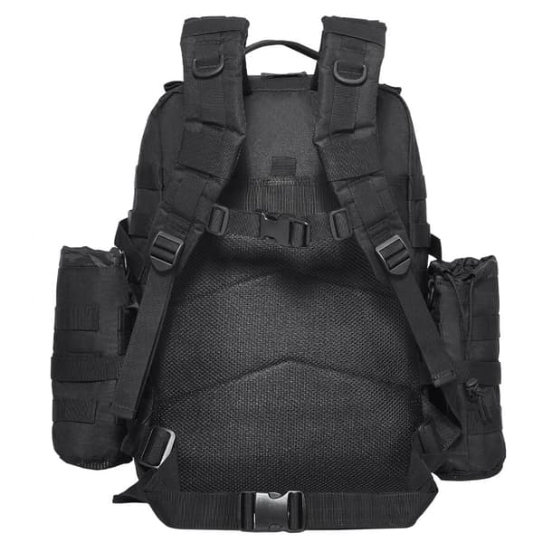 Taktinen Reppu 45L, Sotilaallinen Molle, 3 Lokerolla, Kestävä, Vesitiivis, Monikäyttöinen, Retkeily, Ulkoilu, Seikkailu