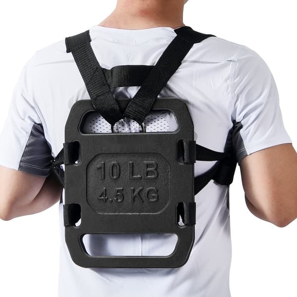 Støbejerns Ruckvægte 10LB med Håndtag, Ideelle til Rucking, Vægtsystem til Træning, Holdbar Design.