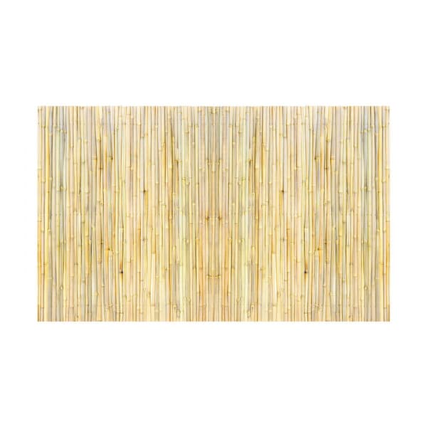Naturligt rullet bambushegn, bambuspanel 4 ft H x 8 ft L x 0,75 in D, slidstærk, miljøvenlig haveindretning.