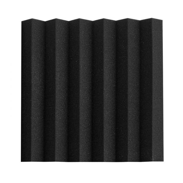 Akustiska skumpaneler 24-pack, 12x12x2 cm, ljudisolering, snabb installation, ljudabsorption för hem och kontor