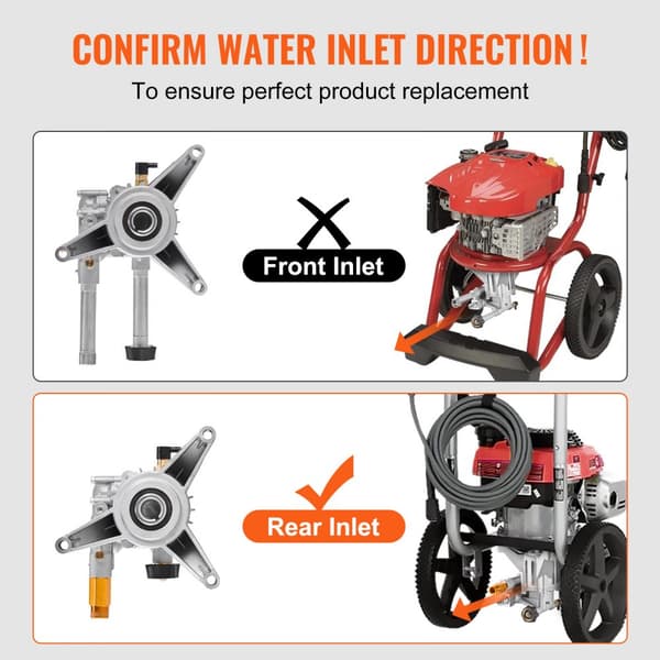 Högtryckstvätt 3300 PSI 3.0GPM med 5 munstycken, hållbar design, perfekt för hemmabruk och industriell rengöring