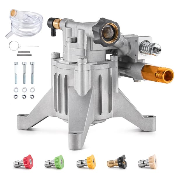 Högtryckstvätt 3300 PSI 3.0GPM med 5 munstycken, hållbar design, perfekt för hemmabruk och industriell rengöring