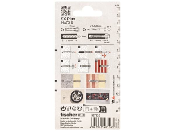 Fischer 567830, 2 styck