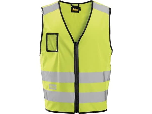 SNICKERS WORKWEAR 9153 High-Vis vest, klasse 2 gul , størrelse L/XL