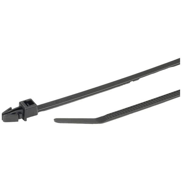 HellermannTyton 126-00330 T30RSF-PA66-NA (500) Buntband 158 mm 3.60 mm Natur 500 st