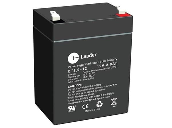 Blybatteri CT2.9-12 3-6 år 12V 2,9Ah