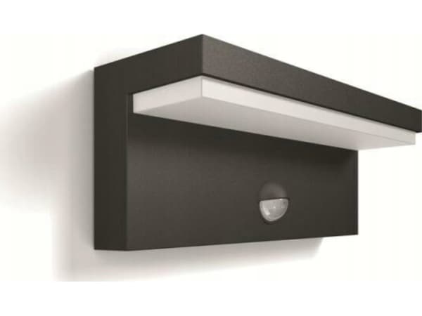 Philips 8720169257399, Väggbelysning för utomhusbruk, Antracit, Gjuten aluminium, IP44, Trädgård, Terass, I