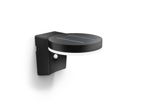 Philips 8720169265769, Väggbelysning för utomhusbruk, Svart, Plast, IP44, Fasad, Trädgård, Terass, III