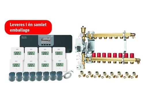 Roth komplett golvvärmepaket Grab and go 230V 8 fack