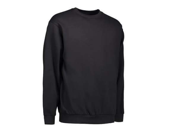 Sweatshirt klassisk 0600 sort str 4XL