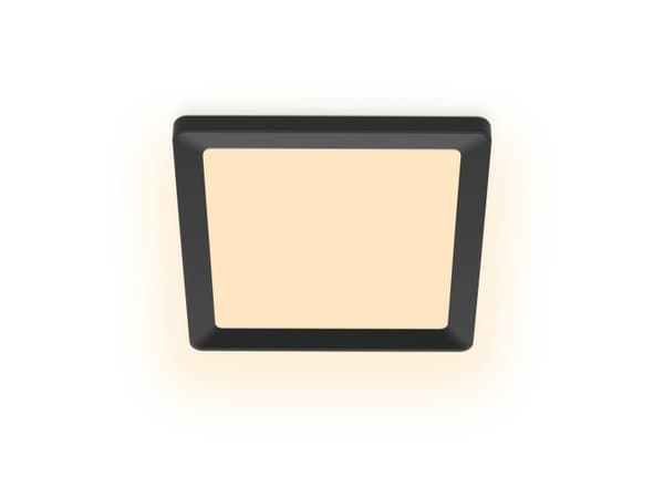 Philips Panel Ceiling SQ 12 W 2700K black, LED, IP20, Black musta