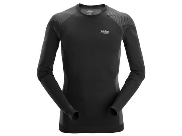 T-shirt 9491-0418 In Motion svart l/æ 2XL