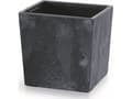 Miniatyrbilde 1 av 3: Hagekrukke med innsats Urbi Square Low Beton Effect 29,5 x 29,5 x 29 cm antrasitt PROSPERPLAST