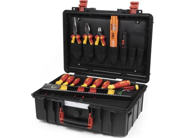 Wiha verktøykoffert Basic Set L elektrisk 18 deler. (45530)