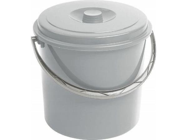 Curver Curver 16l hink med lock grå 241751