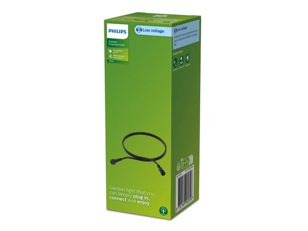 Kinkiet Signify Philips GardenLink 24V pienjännitekaapeli 2m musta