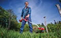 Miniatyrbilde 2 av 4: Einhell GP-CT 36/35, Trådkutter, 35 cm, Nylontråd, D-sløyfet håndgrep, Sort, Rød, Batteri - SOLO