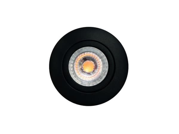 Luna Low Profile 2.0 ISO 5,9W 3000K 490lm Ra90 IP44 Inden/Udendørs Mat Sort