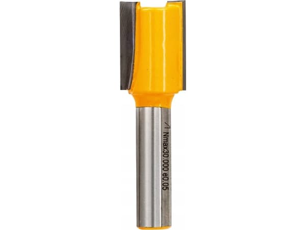 Dewalt suora leikkuri 15mm, kahva 8mm, varsi 20mm, pituus 52mm