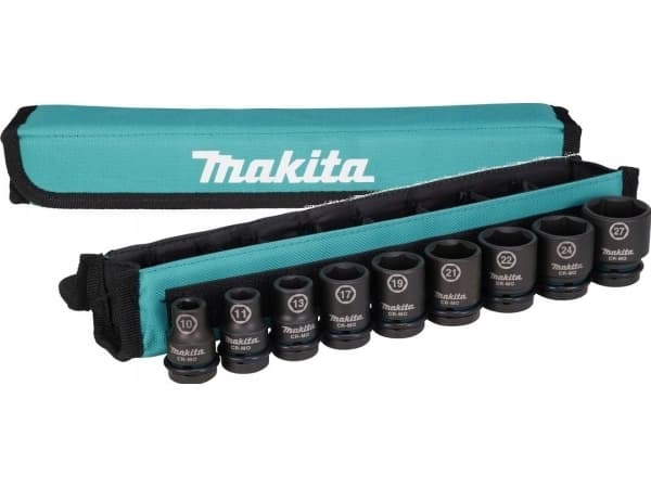 Makita SLAGSTØTTER 1/2'' 10-27MM 9 ELEMENTER. (1 OP)