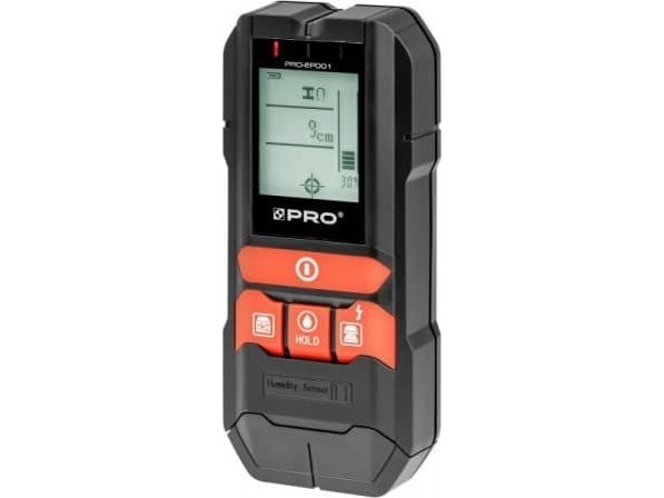 PRO DETECTOR ŚCIENNY 4W1 Z WILGOTNOŚCIOMIERZEM (1 SZT)