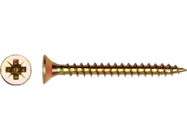 MCFIX TRÄSKRUV ZINK GUL 4,5*20MM