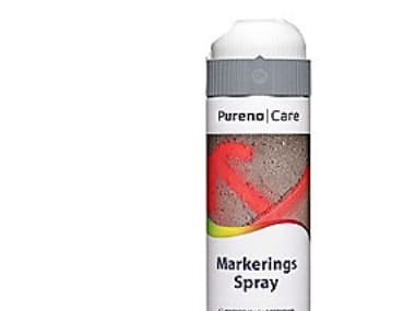 Pureno merkintäsuihke 500ml - Valkoinen tarkoitettu teiden, rakennusten, tunnelien jne. merkitsemiseen
