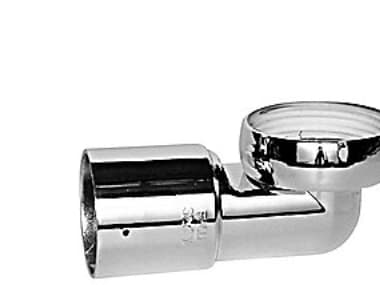 Faluplast vinkel til badekar - Lågbygged 90gr. 32mm x 1 1/4'' - 1 1/2''. Krom plast