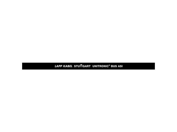 LAPP 2170372/100 Busledning UNITRONIC® BUS 2 x 2.5 mm² Sort 100 m