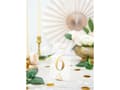 Miniatyrbild 3 av 5: PartyDeco KPZ4-019ME-KARTON, Dekorativ siffra, Guld, Vit, 70 mm, 120 mm, 40 styck, 75 mm
