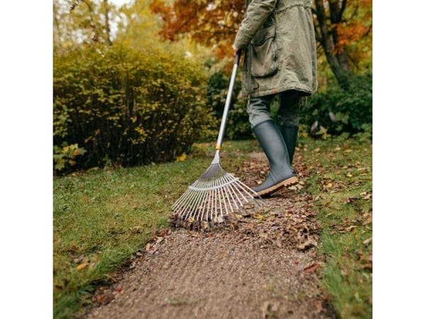 FS.LEAF RAKE METALL VENTEFORMET ERGONOMISK