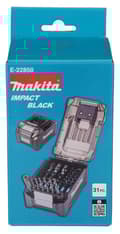 Miniatyrbild 3 av 4: mAKITA E-22850 31-delars sats med vridbara bits och borrkronor