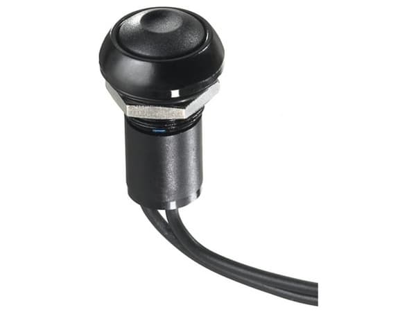 APEM IPR5FAD2 IP Series 12 V/DC 4 A 1 x På/(Av)-knapp (Ø x H) 12 mm x 20 mm IP69K 1 st