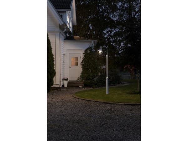 Konstsmide 560-250, Valkoinen, Alumiini, IP23, E27, 1 lamppu(a), AC