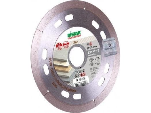 125MM DISTAR ESTHETE Diamantskive for porselen, stein, keramikk