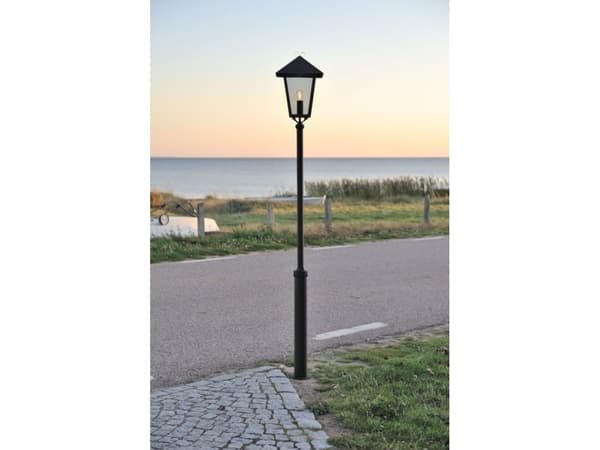 Konstsmide 437-750, Svart, Gjuten aluminium, IP23, E27, 1 lampor, AC