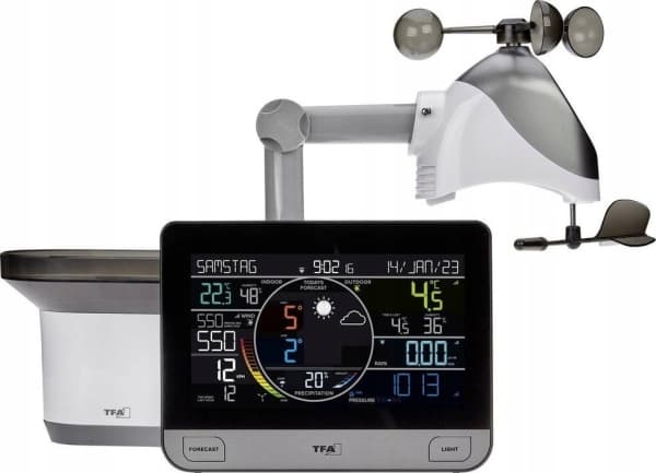TFA Dostmann WLAN VIEW PRO 35.8003.01 WLAN-sääasema Ennuste 12-24 tunnille (35.8003.01)