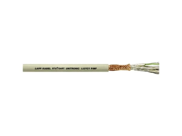 LAPP 34061/100 Datakabel UNITRONIC® Li2YCY PiMF 3 x 2 x 0.5 mm² Grå 100 m