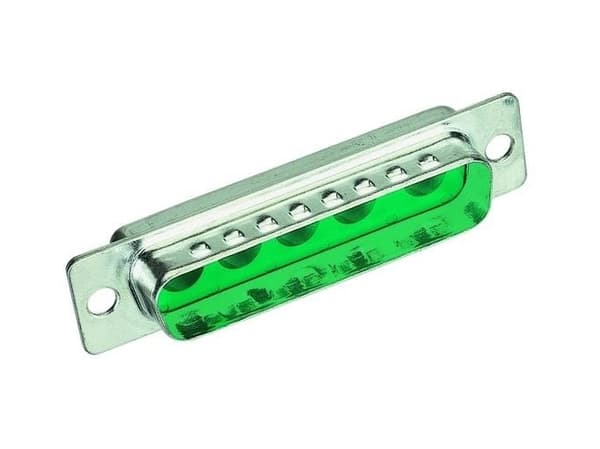 Harting 09 69 410 0088, Grön, Silver, Polyester, Stål, Kopparlegering, UL 1977 ECBT2.E102079, -55 - 125 ° C, RoHS