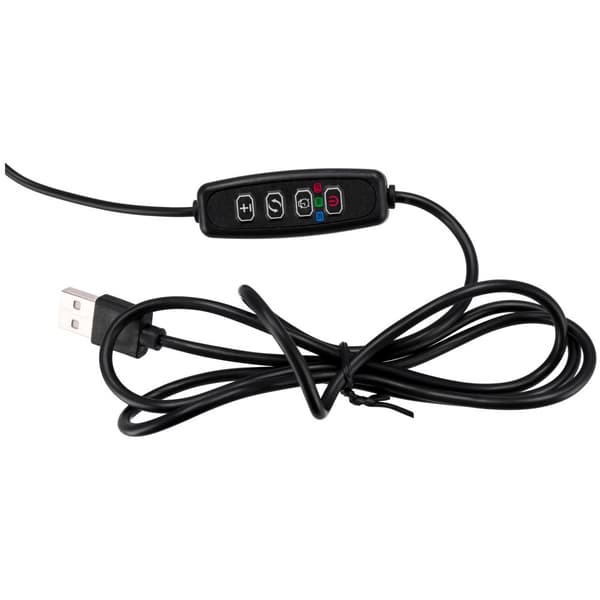 LED växtodlingslampa 20 dioder TIMER 9 W hemväxtodling med nätadapter