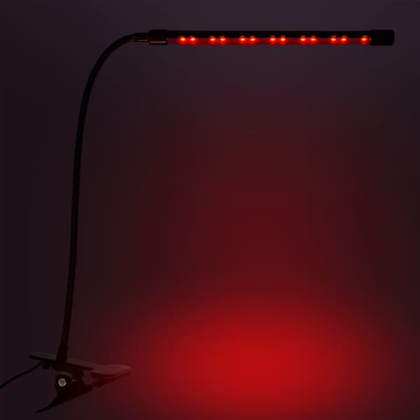 LED växtodlingslampa 20 dioder TIMER 9 W - hemväxtodling utan strömförsörjning