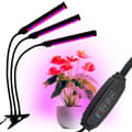 Pikkukuva 1 / 6: LED-kasvinkasvatuslamppu 72 diodia AJASTIN 25 W kotikasvinviljely verkkosovittimella