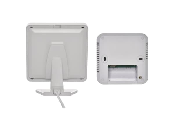 Emos P5623, Hvit, 100 m, LCD, AC / batteri, 230 V, 0 - 40 °C