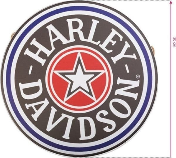 Activeshop TABLICA OZDOBNA OKRĄGŁA HARLEY HD002