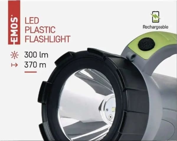 Emos LED ladattava taskulamppu 300LM / P2311